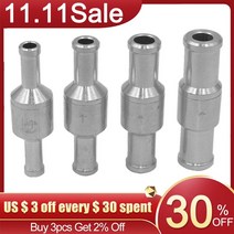 스윙체크밸브 편도 체크 밸브 알루미늄 합금 연료 논리턴 체크 밸브 휘발유 디젤 자동차 헬리콥터, 03 10mm