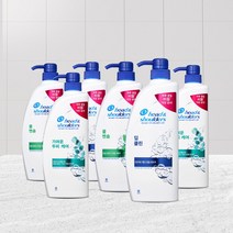 헤드앤숄더 쿨멘솔 샴푸 850ml 6개, 쿨 멘솔 6개 HS05x6