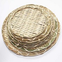 대나무 회채반 1호-20cm 소쿠리 야채채반