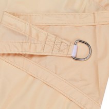 방수 사각 그늘막 썬쉐이드 차광막 옥상 팬션 정원 천막 테라스 차단막 옥상 그늘막 타프 그늘막 텐트 추석 선물, 2*2m, 베이지