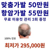 인모 정수리가발 맞춤가발 항암가발
