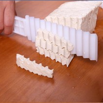 두부 묵 푸딩 슬라이서 커터 물결무늬