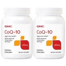 지앤씨 코큐텐 400mg 60소프트젤 x2, 2개