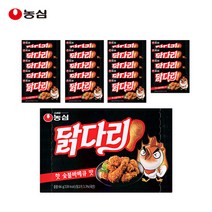 농심 닭다리 핫 숯불바베큐맛 66g 20개 스낵 과자, 상세페이지 참조