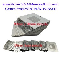 납땜플럭스 다용도접착제 VGA 메모리용 그래픽 카드 범용 게임 인텔 NDVIA ATI 비디오 칩 90mm BGA 다이렉트 90x90mm, 12.Direct Heat - 29pcs Univers