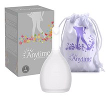 스팀 살균 생리컵 소독기 월경 청결 밸브형생리컵 살균기 세트 청결 소독, 1박스 클리어 컵