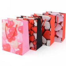 다용도 하트 선물 상자 생일 4주년 사위 쇼핑몰 박스, 큰 레드화이트
