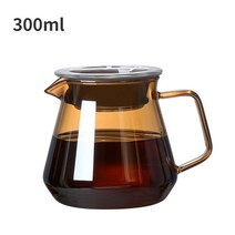 사이펀커피추출기300ml 500ml 700ml 앰버 커피 메이커 V02 드리퍼 커피 서버 V60 필터 유리 깔때기 드립, 14 300ML