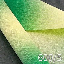 파스텔크래프트 [이탈리아 수입][180g] 투톤 그라데이션 주름지 6색, 1롤, 600/5 - 50x250cm/180g