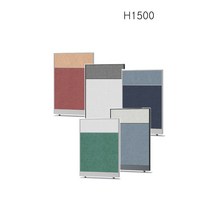 PDS-08 H1500 PVC 45T 패브릭투톤 사무실파티션 사무실칸막이 가림막 파티션, PN718, PN721, W(가로)600mm*H(높이)1500mm