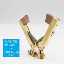 공구 도구 Jumpasit 13A 15A V 모양 슬립 링 구리 카본 브러시 홀더 6x12 6.5x20 범용 포장 기계 어셈블리, 15 12mm 8x12x70 J164