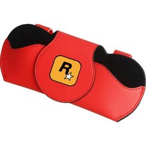 PS4 Xbox PC Keyfob 게임 GTA V Grand Theft Auto 5 자동차 선 바이저 스토리지 카드 가방 안경 클립 PU 가, 02 Red for R