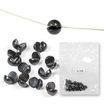 조개봉돌 침력조절 좁살봉돌 낚시채비용품 30개입, 1개