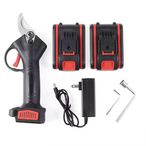 자동전지가위 전동 전기 충전식 자동 나무 전지 가위 무선 pruner 배터리 57, 배터리 2개, 1개