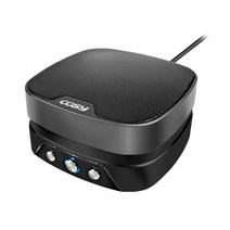 코시 SP2115MK 화상회의용마이크 USB스피커폰 마이크+스피커기능, 2115/검정