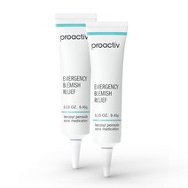 프로액티브 여드름 스팟 Emergency Blemish Relief 벤조일 퍼옥사이드 젤, 1팩