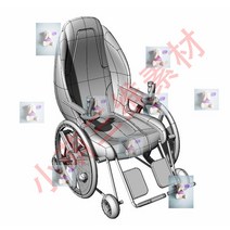 스쿠터 전동차 계단용 휠체어 노인 컨셉 전동 rhino rhino/C4D/3Dmax/maya model