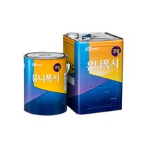 KCC 페인트 유니폭시코팅PTA : 에폭시 바닥재 상도 녹색 회색 각색 16KG 4KG, 유광, 회색(ECO)