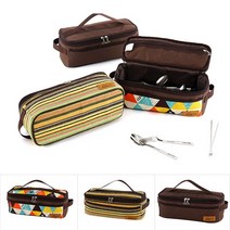 캠핑 키친백 툴 조리 취사 도구 가방 케이스, 캠핑 키친백 - 브라운