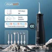 Mornwell-5032 구강 세척기 치과 치아 미백 가정용 기기 음파 워터 치실 270ML 탱크 클리너 제트, 5032 블랙