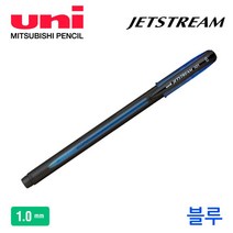 미쯔비시 제트스트림 101 캡식 볼펜 1.0mm (12개입), 블루, 1개