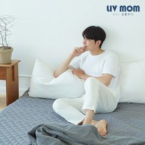 리브맘 7존 누빔 매트리스 토퍼 7cm MS/SS/Q, 03.퀸, 퀼팅블루