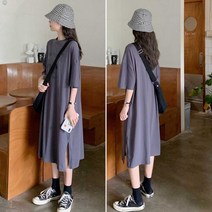 캐주얼 여친룩 여름 데일리룩 여자 빅사이즈 원피스:No9374ea