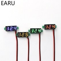 검전기 전기전압테스터기 0.28 인치 dc led 디지털 계 0 100v 계 자동 전원, DC 2.5-30V 파란색