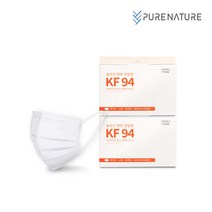 퓨어네이처 KF94덴탈마스크 화이트 소형 벌크포장, 50매입, 9박스
