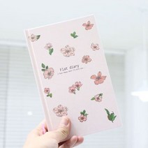 6공다이어리 만년 일기장다이어리 플랫다이어리, FLOWER
