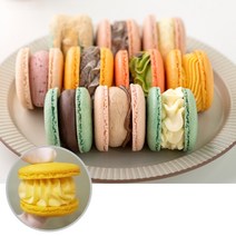 수제 마카롱 세트 맛집 택배 쿠키 전문점 선물 답례품, 마카롱 12개(12가지맛중 12개 랜덤)