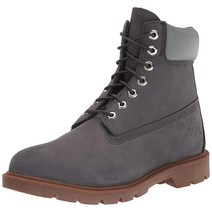 Timberland 베이직 남성용 6 부츠 옐로우, 10, Dark Grey Nubuck