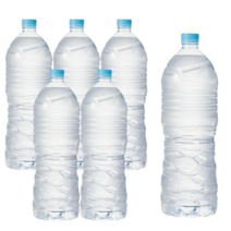 석수 무라벨 생수, 2L, 6개