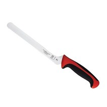 Mercer Culinary 밀레니아 컬러 핸들 나이프 레드 8인치, Red_Offset Wavy Edge Bread Kni