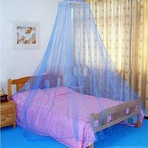 나뭇잎캐노피 여아캐노피 나뭇잎 가림막 캐노피 8색 여름 라운드 레이스 곤충 침대 캐노피 그물 커튼 폴리, 02 blue