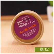 북마크 1 개/상자 미니 금속 책갈피 클립 귀여운 동물 도금 실버 편지지 선물 책 라인 마커 무작위 스타일, 12 12
