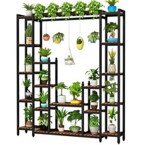 철제 화분받침대 선반 스탠드 거치대 화분정리대 식물 화분대, 8 블랙120x30x172