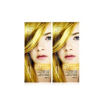 진주펄 염색약 99호 레몬옐로 2개 // 패션칼라 고민 해결