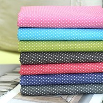 면혼방 40수 2mm 깨알 도트 7컬러-골드뷰 의류 속싸개 배냇저고리 턱받이 손발싸개 마스크안감 침구류 스카프빕, 네이비