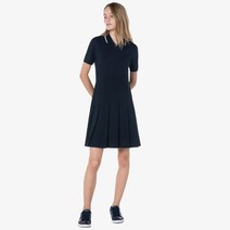 [라코스테] 여성 하프 집업 플리츠 원피스 EF913E-52N 166