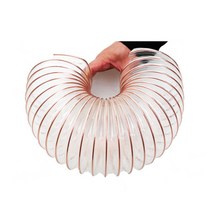투명 우레탄 닥트호스 집진기호스 65mm 1미터 단위
