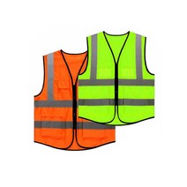 위너리스 현장 안전 작업복 형광색 반사판 조끼 주차요원 팀게임 작업조끼 색상택1, 포켓 반사판조끼(형광주황 2XL)