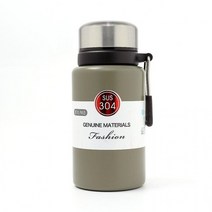 차우림보온병 미니 티망보온병 600ml 카키색 1개입