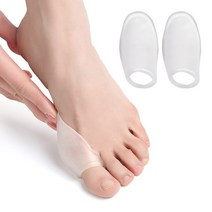 무지외반증교정기 Pexmen 2 개쌍 젤 발가락 분리기 bunion 뼈 조절기 발가락, 유형 r -1 쌍