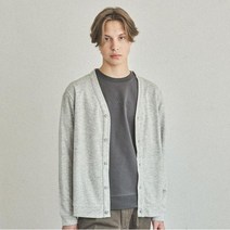 닥스셔츠 NOTIG 울혼방 체크 가디건 그레이 OIA1T1TL102G1