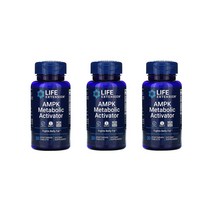 라이프 익스텐션 AMPK 메타볼릭 액티베이터 베지 타블렛 30정 3통기획 돌외잎 고약사, 1개, 기본