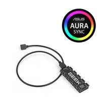 RGB 10포트 허브 AURA SYNC PC튜닝용