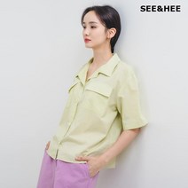 씨앤희 코튼 투포켓 셔츠