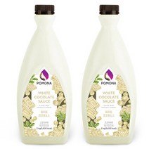 포모나 화이트초코소스 2kg x2, 단품