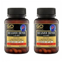 고헬씨 리버 디톡스 원 어 데이 60정 2팩 GO Healthy Liver Detox 1 A Day 60 Capsules